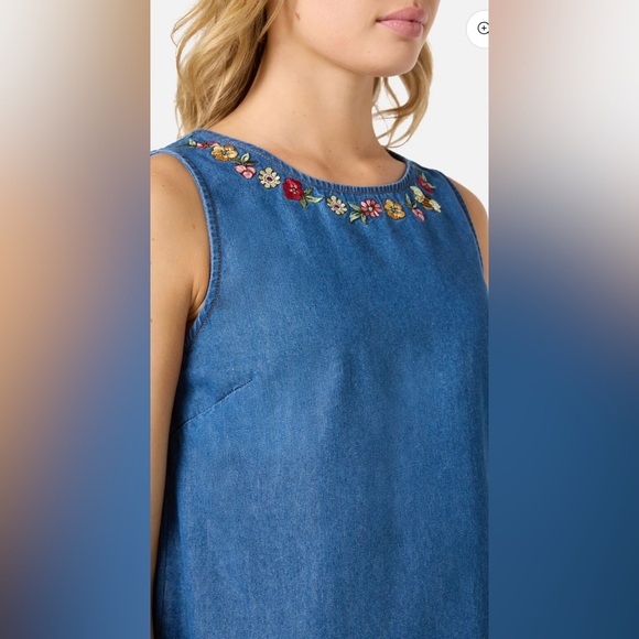 BNWT Princess Highway Denim Embroidered Libby Bee  Dress - Picture 5 of 13